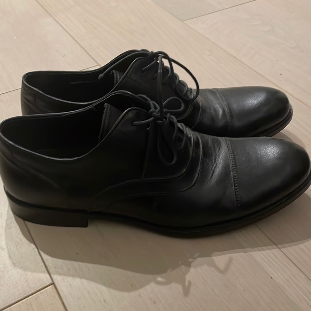 John Varvatos USA Luxe black lace up Oxford, 9.5